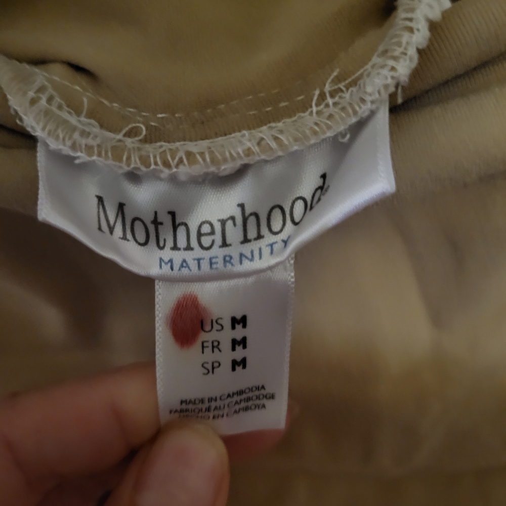 Motherhood Maternity White Shorts